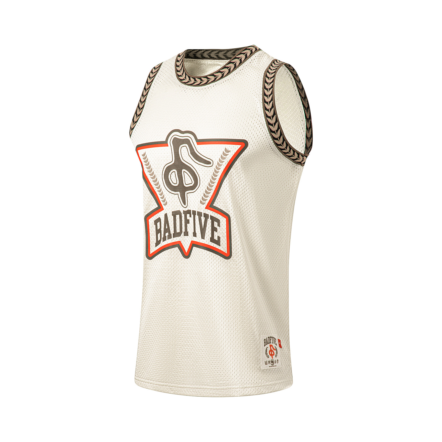 Li Ning Badfive Basketball Jersey Men’s Ecru