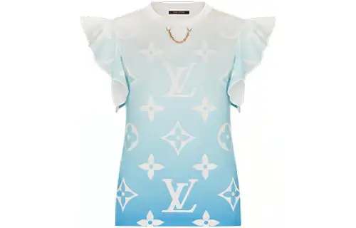 LOUIS VUITTON T Shirt Women's Blue