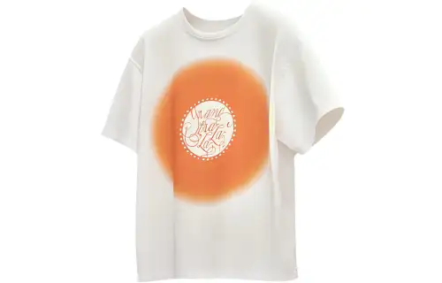 HERMES T Shirts Women's White Crew Neck Moderate Straight Fit