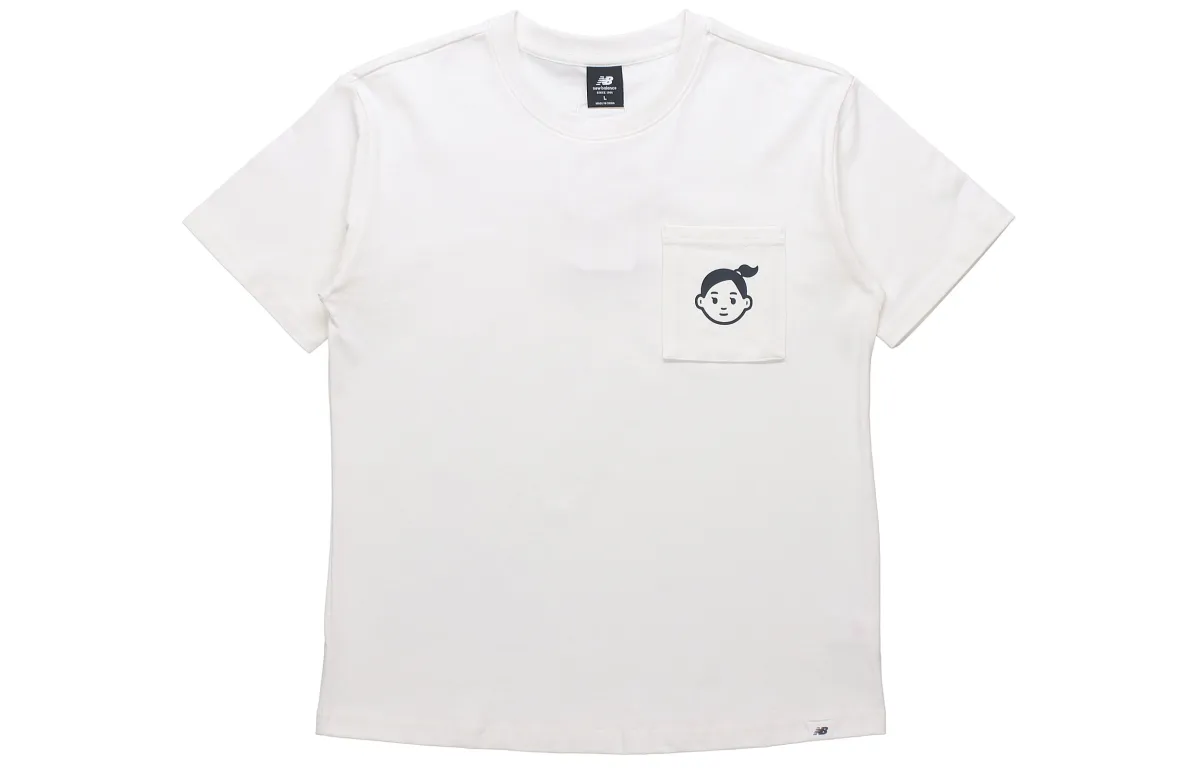 New Balance x Noritake Set in Sleeve T Shirt Women's White