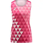 ASICS Tank Tops Women's Pink U Neck Moderate Other