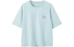 Anta Drop Shoulder Sleeve T Shirt Women's Dusty Gray Blue
