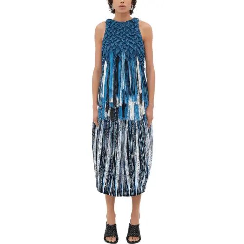Bottega Veneta SS24 Tank Top Women's Blue Black