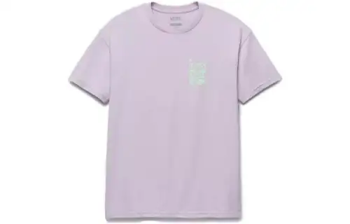 Vans T Shirts Women's Purple Crew Neck Moderate Other