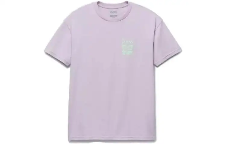 Vans T Shirts Women's Purple Crew Neck Moderate Other