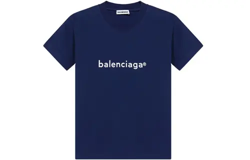 Balenciaga T Shirt Women's Purple Blue