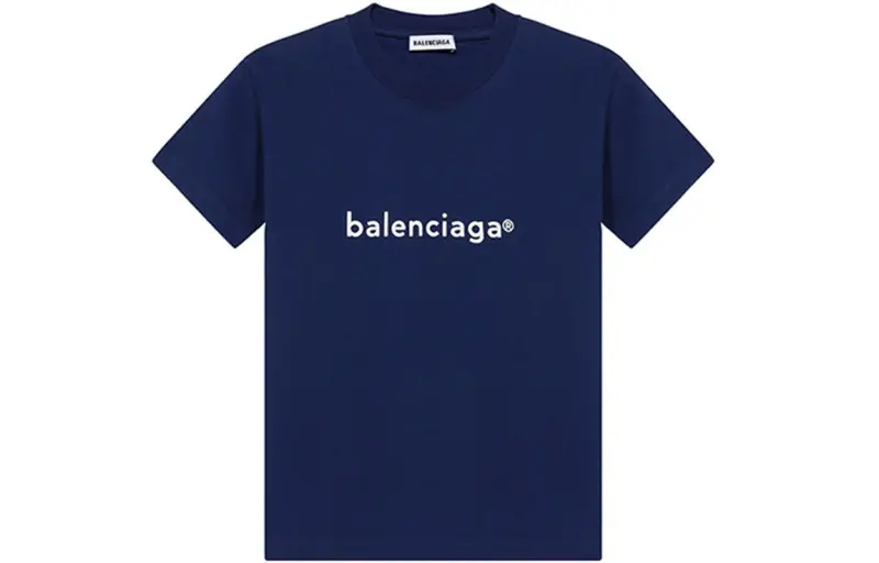 Balenciaga T Shirt Women's Purple Blue