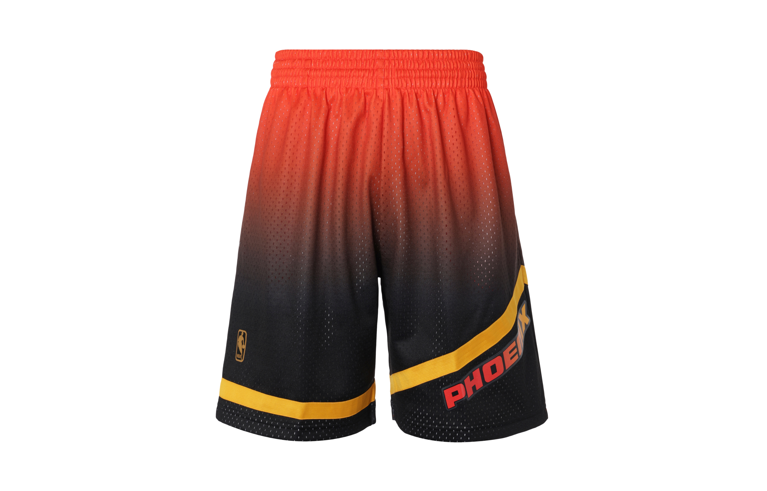 Mitchell Ness Basketball Shorts Men’s Orange Black