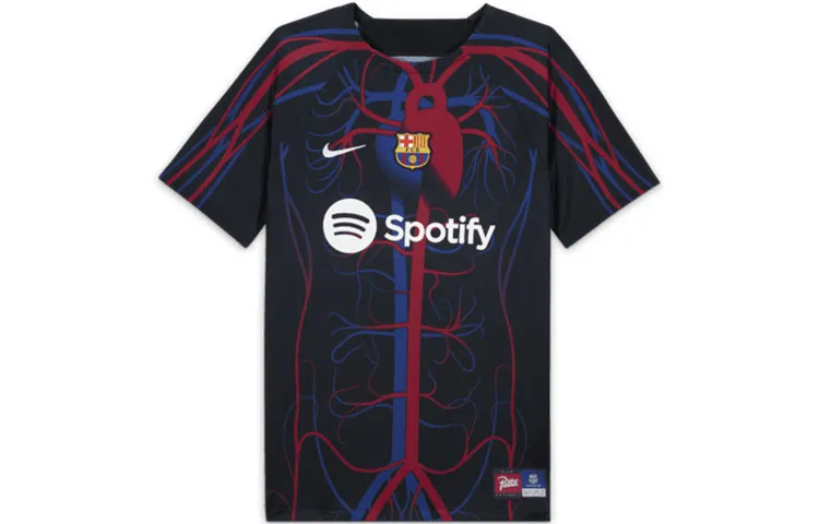Nike FC Barcelona Soccer Jersey Men's Black Red Blue