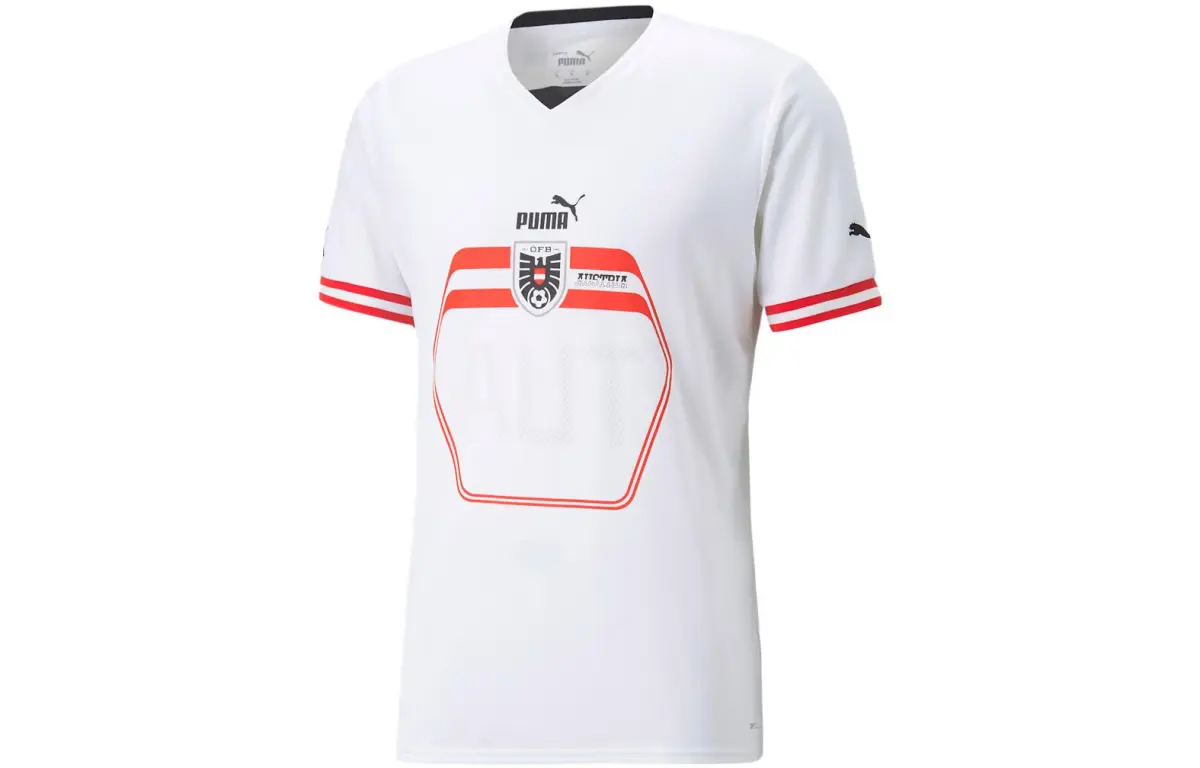 PUMA Austrian National Team Soccer Jerseys Men's White Moderate