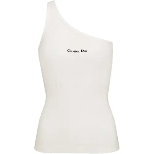 DIOR SS25 Spring Summer Ready to Wear Collection Tank Top Women's White