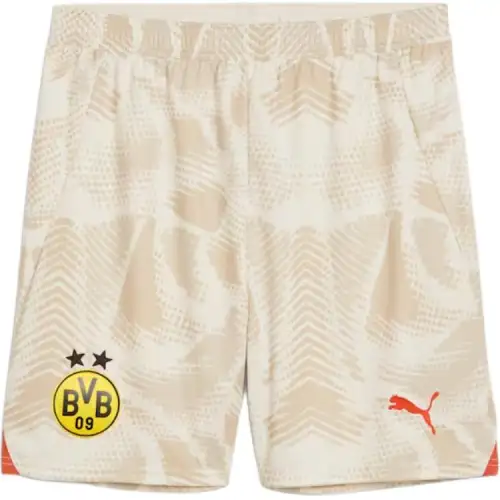 PUMA Borussia Dortmund 24/25 Goalkeeper Shorts Casual Shorts Men's Beige