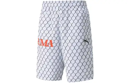 PUMA PRACTICE SHORT AOP Sports Shorts Men's White