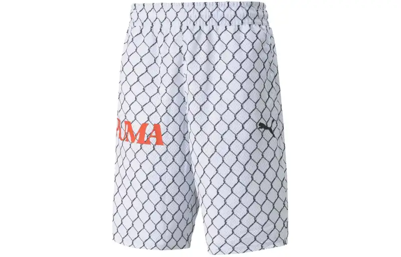 PUMA PRACTICE SHORT AOP Sports Shorts Men's White