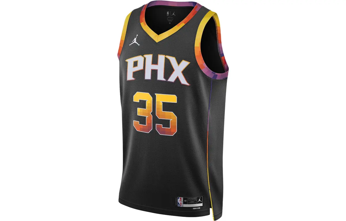 Nike Phoenix Suns NBA Dri FIT Swingman Basketball Jersey KD Men's Black