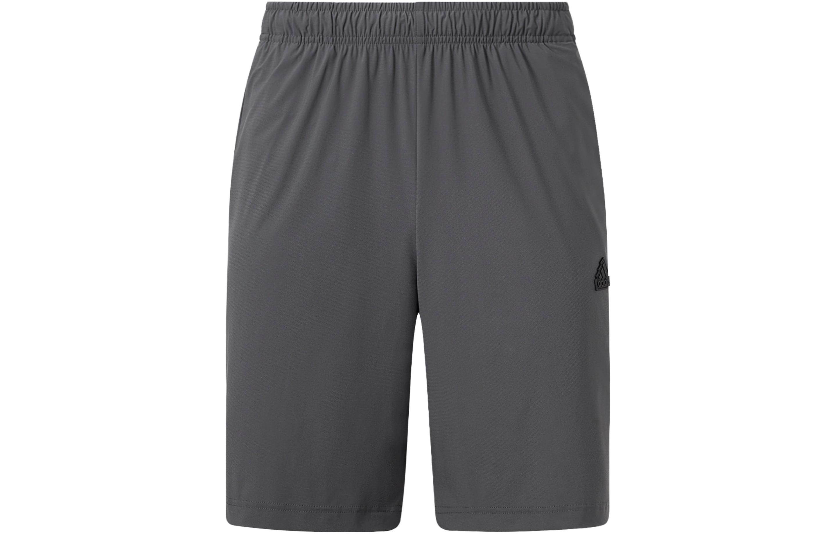 Adidas Sports Shorts Men’s Solid Dark Gray Moderate