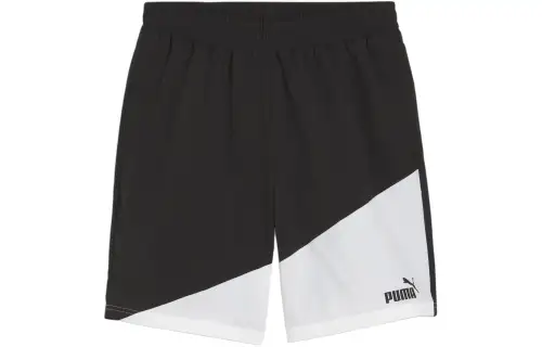 PUMA Power Colorblock 8 Casual Shorts Men's Black Moderate