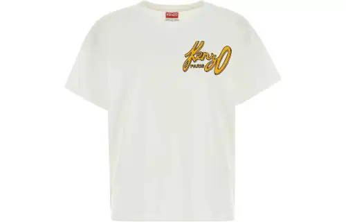 KENZO Logo Printed Crewneck T Shirt