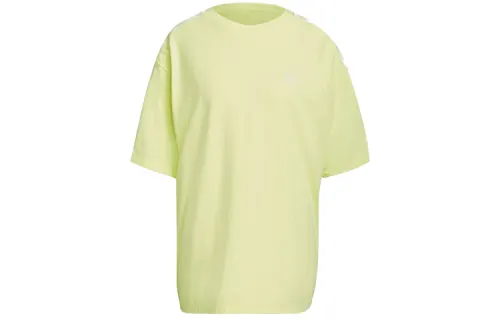 Adidas Originals Drop Shoulder Sleeve T Shirt Women's Lemon