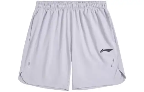 Li Ning Badminton Collection Casual Shorts Unisex Dove Gray