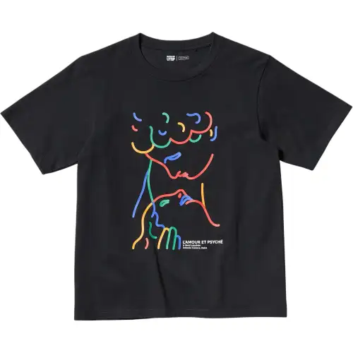 UNIQLO x LUFUGONGBOWUGUAN,LIANMINGKUAN T Shirt Women's Black