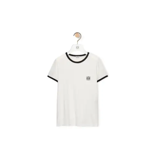 LOEWE Slim Fit T Shirt 'White/Black'