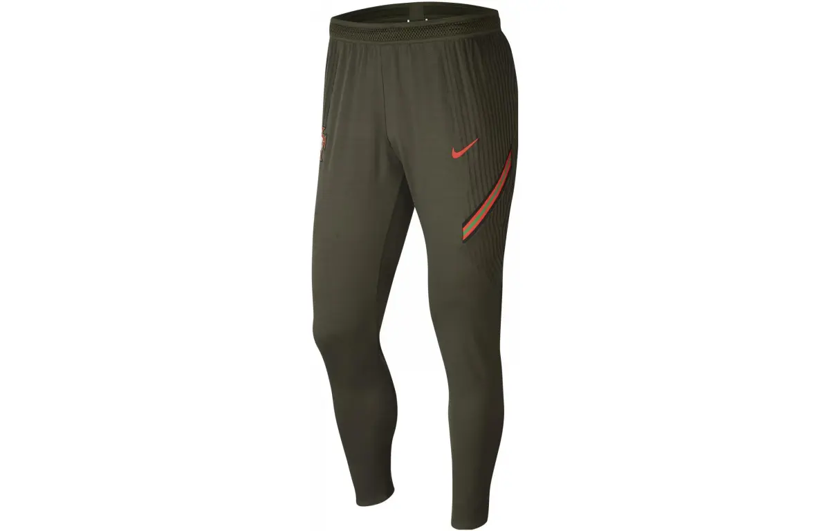 Nike Sports Pants Men's Brown Green Moderate Cuffed Pants