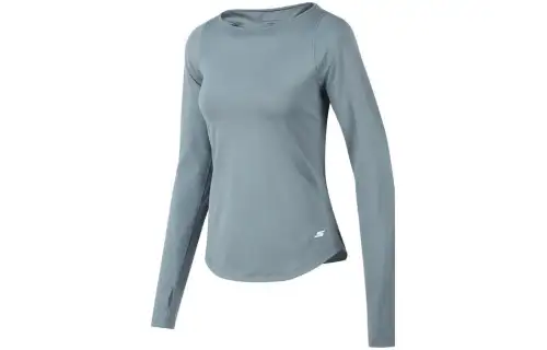 Skechers T Shirts Women's Navy Blue Gray Crew Neck Moderate Other