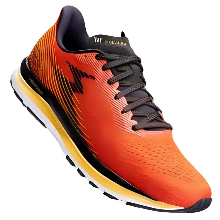 361° Slip Resistant Abrasion Resistant Low top Running Shoes Men’s Orange Black