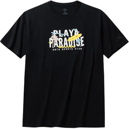 Anta Life Collection T Shirt Men's Basic Black