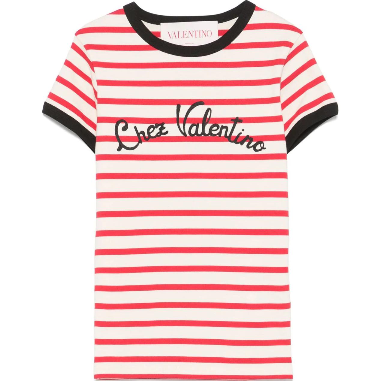 Женская футболка Valentino (розовый)