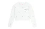 Li Ning Crop Tops Women's Ivory Crew Neck Moderate