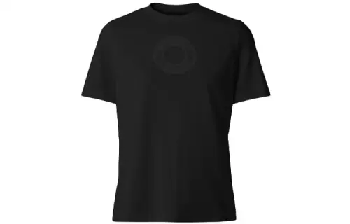 Burberry T Shirts Women's Black Crew Neck Moderate Straight Fit