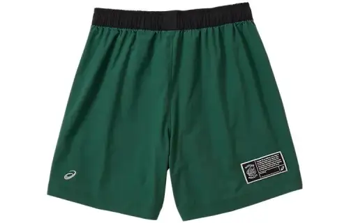 ASICS Sports Shorts Men's Green Moderate