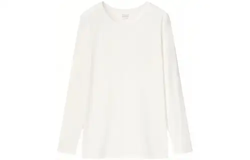 UNIQLO T Shirts Women's Pearl White Crew Neck Moderate Other