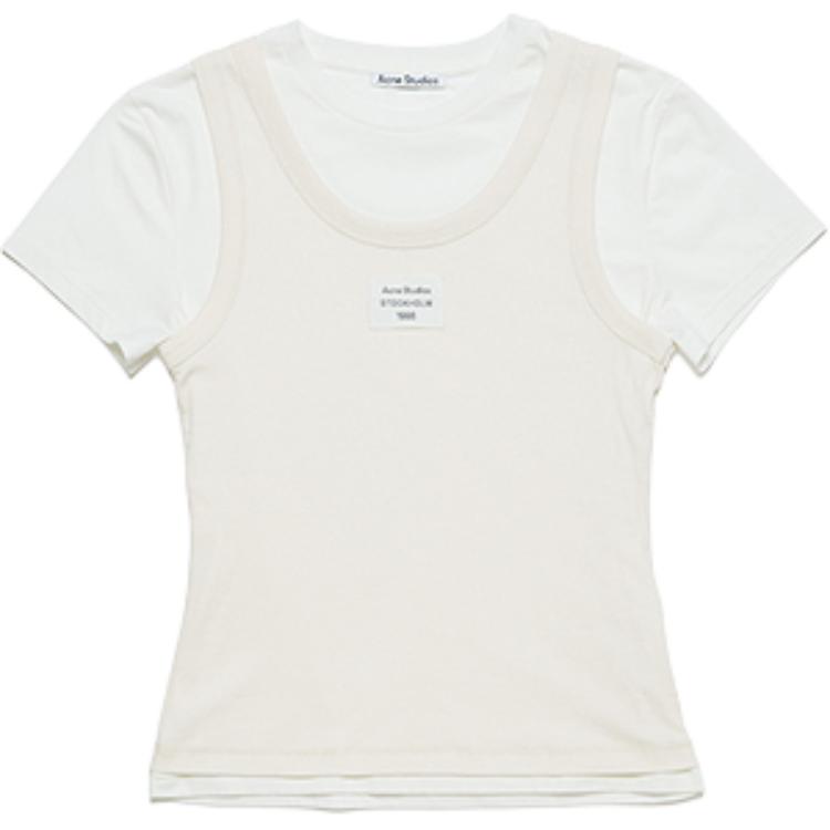 Женская футболка Acne Studios (белая)