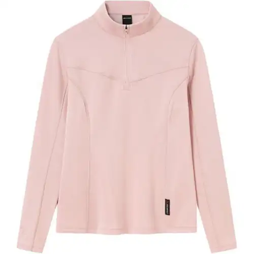 ANTA T Shirts Women's Cherry Blossom Pink Flower Stand Collar Moderate Straight Fit