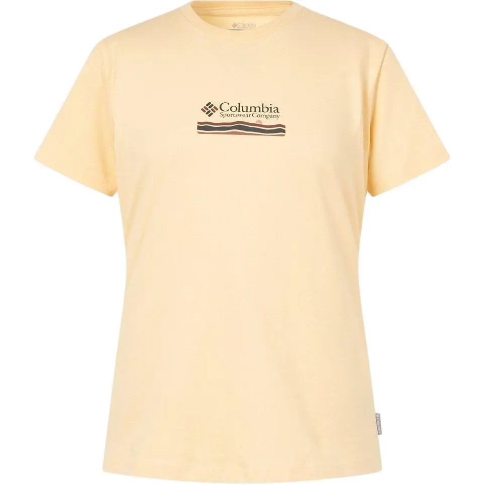 Columbia T Shirt Women's Yellow