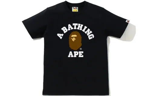 A BATHING APE T Shirts Women's Crew Neck Moderate Straight Fit