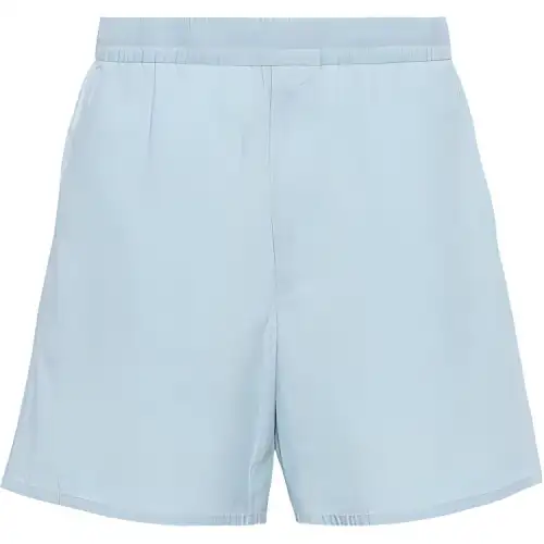 Prada triangle-patch elasticated-waist shorts
