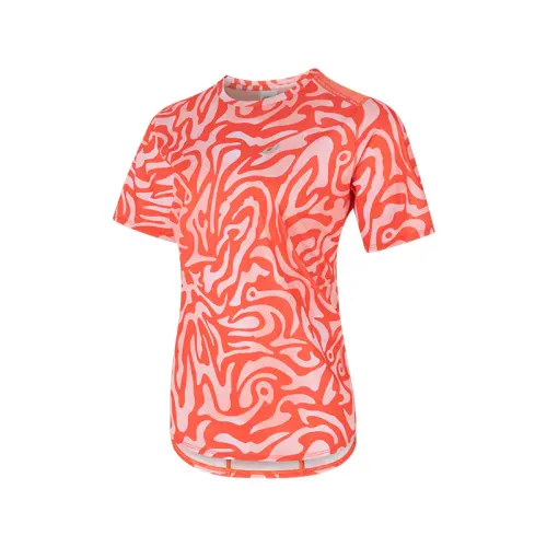 Asics Women's Running T Shirt Women's Red Print