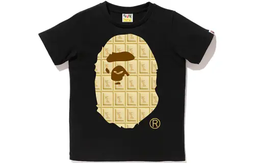 Bape Valentine Chocolate Ape Head Tee SS20 White