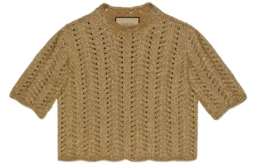 GUCCI SS22 Sweater Women's Brown