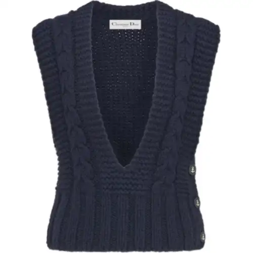 DIOR SS24 Tank Top Women's Marine Blue