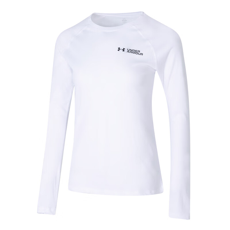 Женская футболка Under Armour С длинным рукавом (белая)