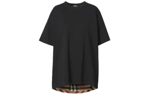 【Previous Season】check-panel T-shirt