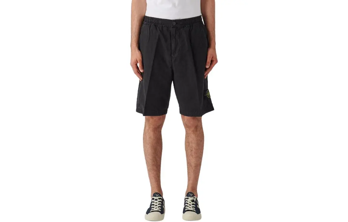STONE ISLAND SS24 Casual Shorts Men's Black
