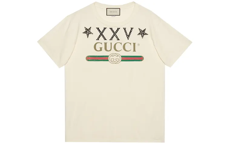 GUCCI Regular T Shirt Women's Beige Yellow