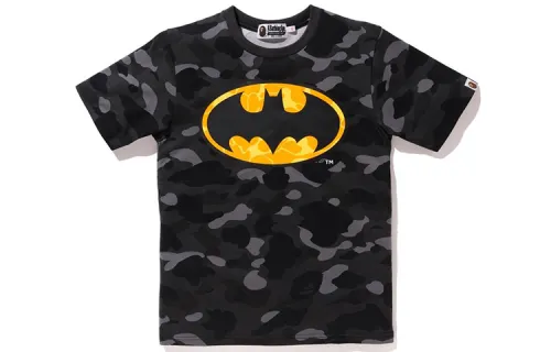A BATHING APE T Shirts Women's Black Crew Neck Moderate Straight Fit