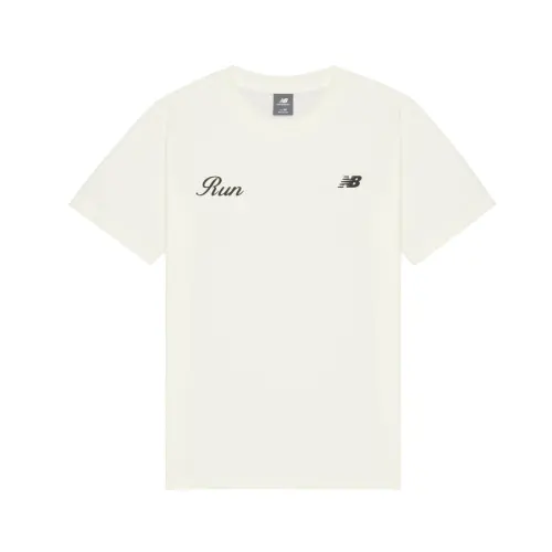 New Balance T Shirt Men's Ivory White